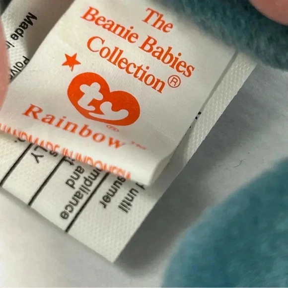 Vintage 1997 Ty Beanie Babies Rainbow Chameleon Lizard  Rare Retired Beanie Baby - Picture 3 of 4